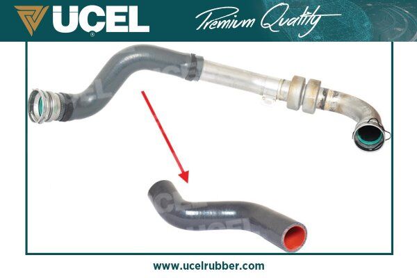 UCEL S15907 TURBO HORTUMU METAL BORU HARİÇ RENAULT MEGANE III 09> FLUENCE 09> 1.5 DCI 85-105 HP