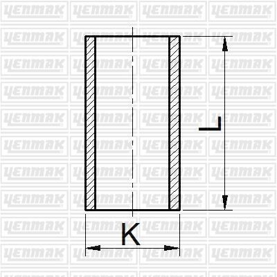 YENMAK 51-65152-000 MOTOR GÖMLEĞİ G9U 89.00 STD