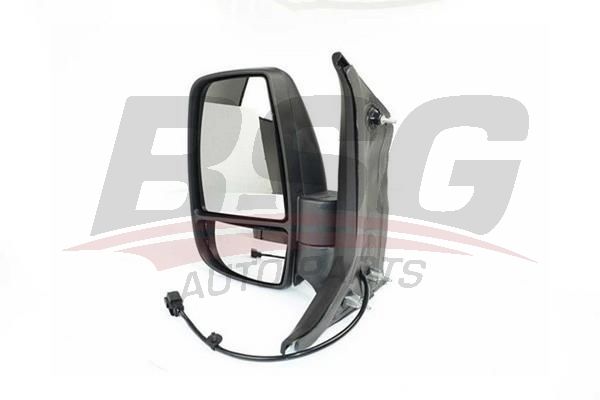 BSG BSG 30-900-097 YENI TRANSIT V 363 DIS DIKIZ AYNASI SOL BEYAZ SINYALLI / ELEKTRIKLI KATLANIR KISA KOL