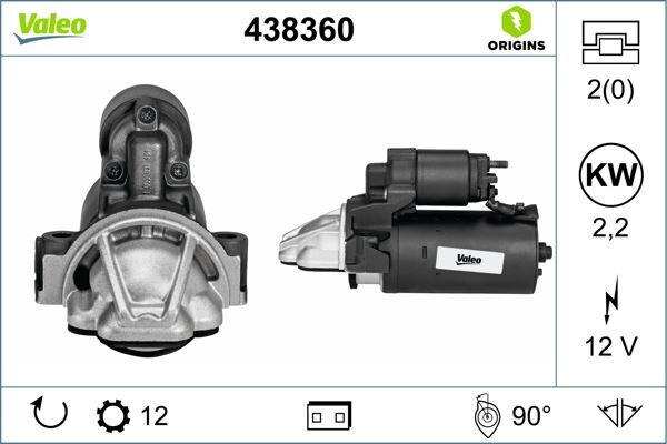 VALEO 438360 MARŞ MOTORU PEUGEOT BOXER-CITROEN JUMPER 06> FORD TRANSİT 06> 2.2 TDCI-HDI ÖNDEN ÇEKER