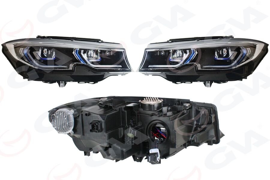 GVA 9107746 KOMPLE FAR SOL SAG SET HALİNDE BEYINLER UZERINDE TAK CALISTIR BMW G20 2017>