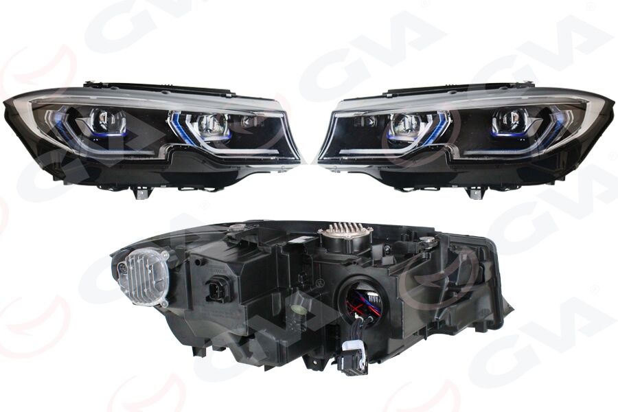 GVA 9107746 KOMPLE FAR SOL SAG SET HALİNDE BEYINLER UZERINDE TAK CALISTIR BMW G20 2017>