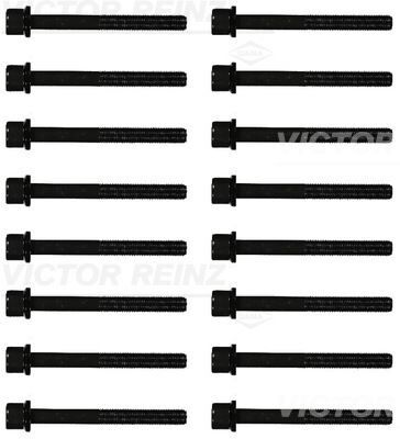 V.REINZ 143210402 SİLİNDİR KAPAK CİVATASI 16 ADET TAKIM VECTRA B-C-OMEGA B 2.5-2.6-3.2 X25XE-C25XE-Y26SE-Z32SE