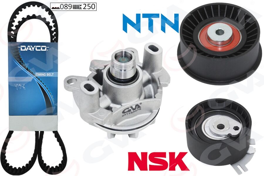 GVA 59WPK1906 DEVİRDAİMLİ EKSANTRİK GERGİ KİTİ 089x250 MASTER II-MOVANO-LAGUNA II 01> TRAFIC II 03> 2.2DTI-2.5CDTI 119A05607R