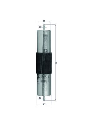 MAHLE KL66 YAKIT FILTRESI BMW M42 M43 M50 M52 E36 E46 E39 E38 E31