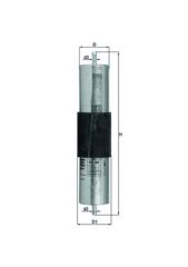 MAHLE KL66 YAKIT FILTRESI BMW M42 M43 M50 M52 E36 E46 E39 E38 E31