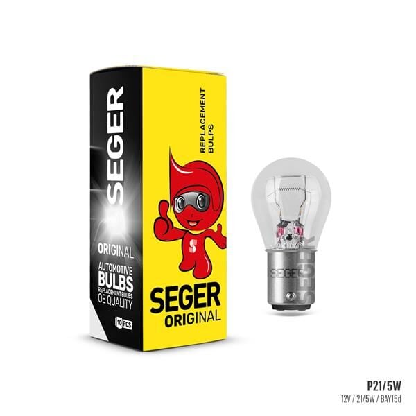 SEGER 208680 AMPUL P21/5W 12V 21/5W 1016 BAY15D STANDART YENİLEME