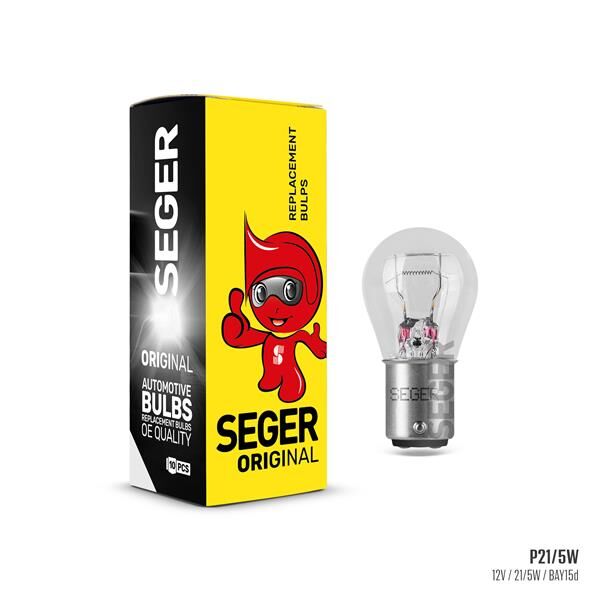 SEGER 208680 AMPUL P21/5W 12V 21/5W 1016 BAY15D STANDART YENİLEME
