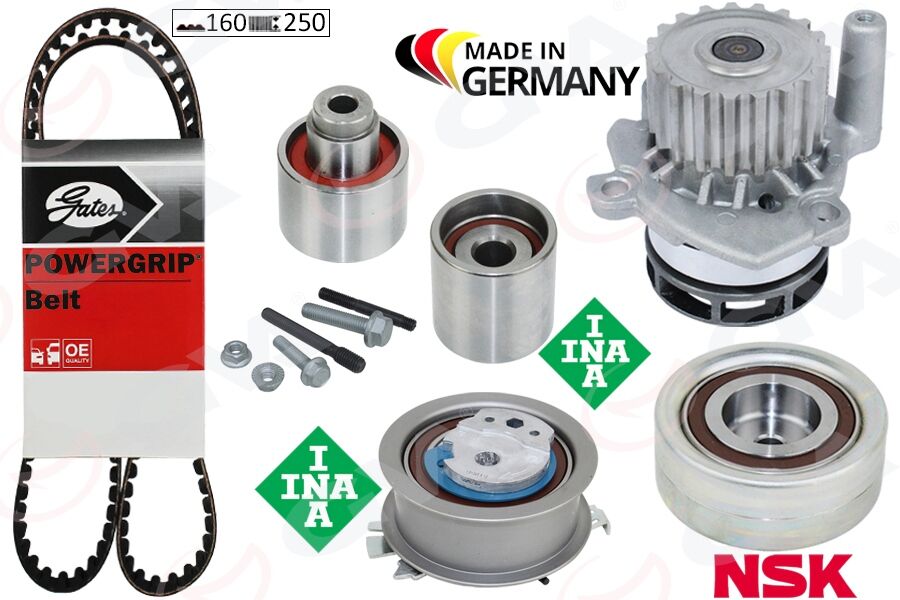 GVA 59WPK7577G-1 DEVİRDAİMLİ TRİGER SETİ CRAFTER-T6-A3-JETTA-CADDY-POLO-PASSAT 1.6-2.0 TDI CAYB/C/D- CAAB/C-CKUB-CFFB