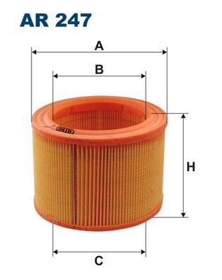 FILTRON AR247 HAVA FİLTRESİ BERLINGO 96- - P.306 98-01 - PARTNER 96- - XSARA 97-00 1.8D - 1.9D