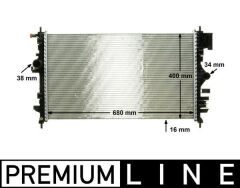 MAHLE CR1099000P RADYATÖR INSIGNIA-SAAB 9-5 1.6-1.8 08 > AC MEK 680x398x16