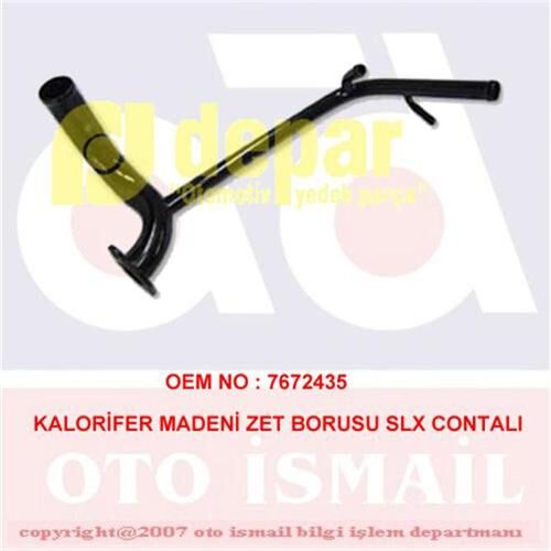 DEPAR 0253 KALORİFER ZET BORU TOFAŞ SLX DKŞ
