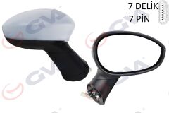 GVA 1028241 DIŞ DİKİZ AYNASI SAĞ GRANDE PUNTO 06>LINEA 07> ELEKTRİKLİ ISITMALI ASTARLI KONVEKS 7 FİŞ VM-6156EHPSR