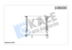 KALE 0507072AL RADYATÖR NORMAL R19 1400cc-1.6 KARBÜRATÖRLÜ 2 SIRA AL PL SİSTEM