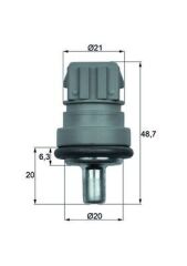 MAHLE TSE1D HARARET MÜŞÜRÜ MAVİ GOLF4-BORA-PASSAT 97 >