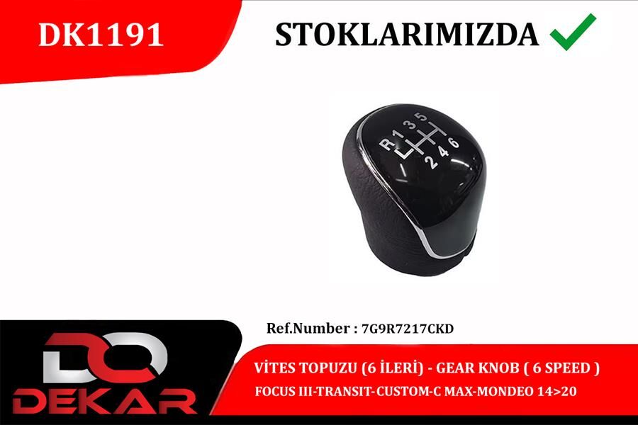 VİTES TOPUZU 6 İLERİ FOCUS III-TRANSIT-COSTUM-C MAX-MONDEO 14>20
