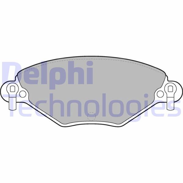 DELPHI LP1654 ÖN FREN BALATASI CITROEN C5 01>08 4 FİŞLİ