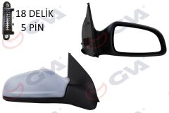 GVA 1090151 DIŞ DİKİZ AYNASI SAĞ ASTRA H 04> ELEKTRİKLİ ISITMALI ASTARLI KONVEKS 5 FİŞ VM-968EHPR 13312981