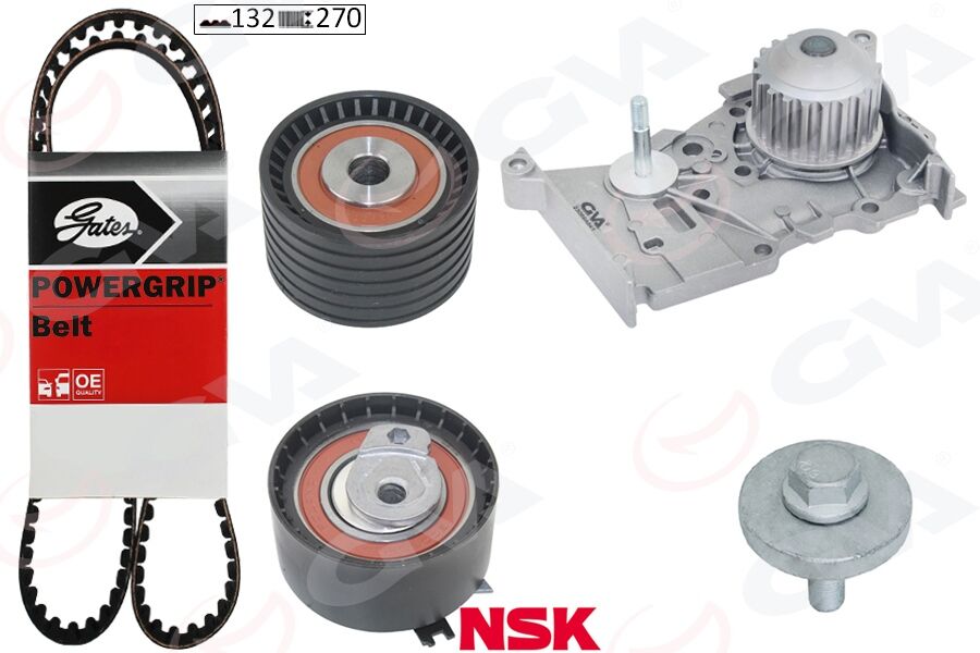 GVA 59WPK1423G DEVİRDAİMLİ EKSANTRİK GERGİ KİTİ CLIO II 01> CLIO III 04>MEGANE I 96> MEGANE II 02> MEGANE III 09> L AGUNA I 96> LAGUNA II 01> SCENIC I 96> SCENIC II 02> 1.4-1.6- 16V K4M-K4J