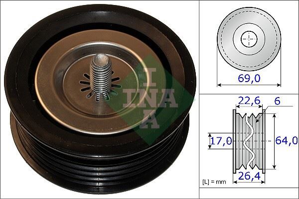 INA 532067110 KAYIS GERGI RULMANI MERCEDES W639 B906 B907 B910 KANALLI