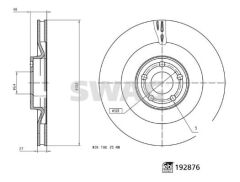SWAG 33111021 FREN DİSKİ ÖN FORD MUSTANG MACH-E 20> ELEKTİRKLİ MODEL FEBI 192876