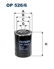 FILTRON OP526.6 YAĞ FİLTRESİ AUDI A6 4B/C5 1.8 T 150HP 01/97-05/05