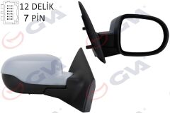 GVA 1014190 DIŞ DİKİZ AYNASI SAĞ CLIO 09> ELEKTRİKLİ ISITMALI SENSÖRLÜ ASTARLI KONVEKS 7 FİŞ VM-6135EHPSR