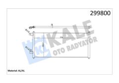KALE 020ABC040 KLIMA RADYATÖRÜ CONNECT 02>14 1.8 TDCI 75-90-110PS