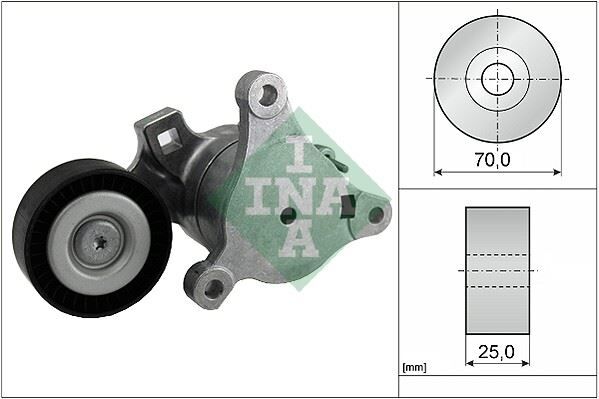 INA 534036210 ALTERNATÖR GERGİ RULMANI P307-308-407-607-807-C4-C5-C8 1.8 16V-2.0-2.0 16V