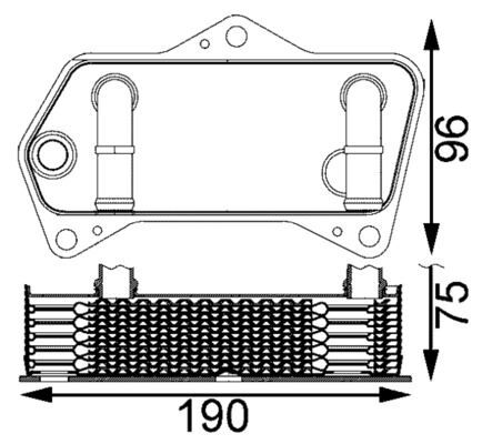 MAHLE CLC202000S YAĞ SOĞUTUCUSU OTOMATİK ŞANZIMAN DSG GOLF-JETTA-PASSAT-CADDY-A3 2004-2013 1.4 TSI 1.9-2.0 TDI
