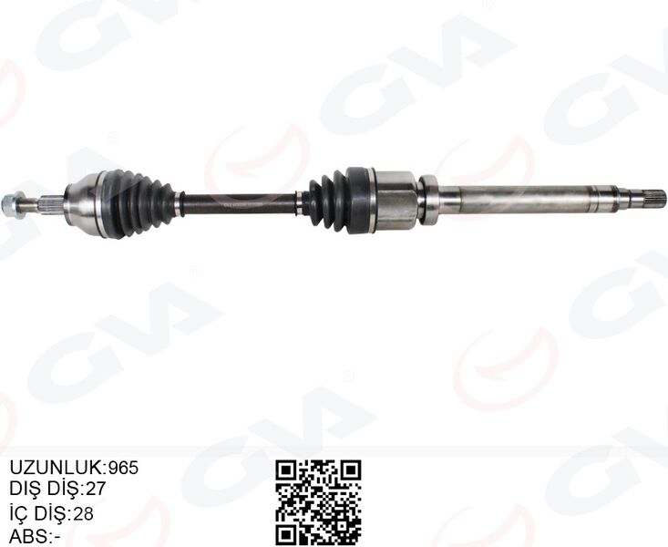 GVA 4435016 ÖN AKS KOMPLE SAĞ FOCUS III 14>17 1.5 TDCI DIZEL POWERSWIFT
