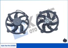 KALE 359680 FAN MOTORU PARTNER-BERLINGO-JUMPY-P307-P308-P3008-P5008-RZC-C4 I-II-DS4-DS5 1.6 16V HDI-THP 2.0 HDI
