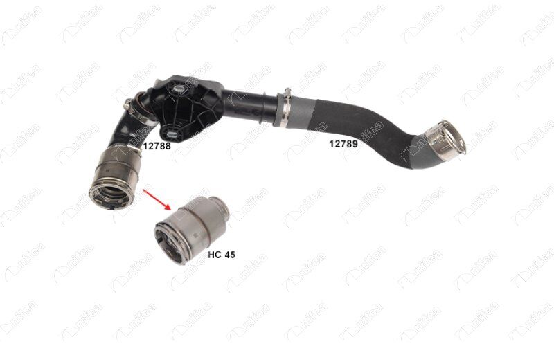 NIFEA 12790 TURBO HORTUMLARI NV400 Platform şasi X62. X62B dCi 130 M9T704