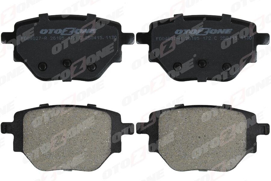 OTOZONE FDO4027-R ARKA FREN BALATASI CORSA F 19> C4 20> 2008 19> 208 19> 249 mm