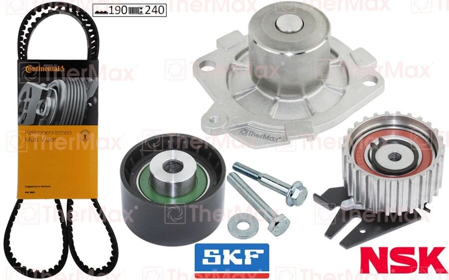THERMAX T15.170 DEVİRDAİMLİ EKSANTRİK GERGİ KİTİ 190x240 DOBLO-BRAVO-BRAVA 1.9D-1.9JTD-ASTRA H-VECTRA C T