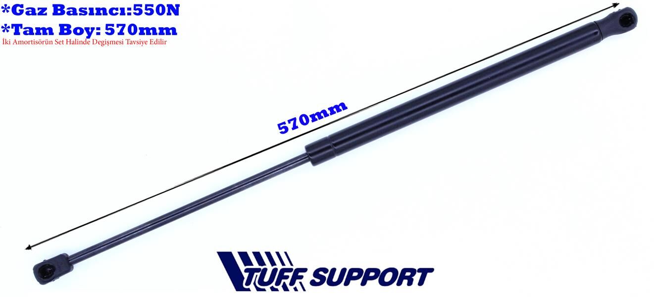 TUFFSUPPORT 611567 BAGAJ AMORTİSÖRÜ GAZLI KIA SPORTAGE 2.0L D4EA G4GC 04-10