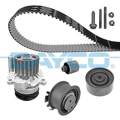 DAYCO KTBWP4410 DEVİRDAİMLİ TRİGER SETİ PASSAT-JETTA-GOLF5-OCTAVIA-TOLEDO-A3-A6 2.0 TDI 04-06 BKP-BKD-BRE-BLB-BMR