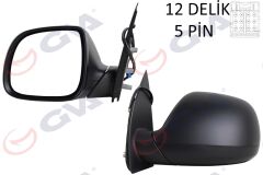 GVA 1075546 DIŞ DİKİZ AYNASI SOL TRANSPORTER T6 CARAVELLE 10> ELEKTRİKLİ ISITMALI ASFERİK 5 FİŞ VM-6196EHAL