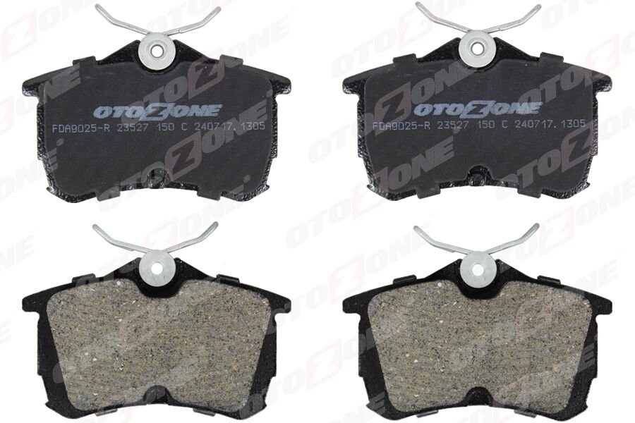 OTOZONE FDA9025-R ARKA FREN BALATA HONDA ACCORD EURO 1.8L 2.0L F18B F20Z CH CG kasa 98-02 / 2.0L 2.4L K20 K24 2.2L C DTi CL CN kasa 03-> - Aşınma ikaz soketli