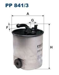 FILTRON PP841.3 YAKIT FILTRESI MERCEDES OM611 OM668 W168 W414 W638 B901>B904