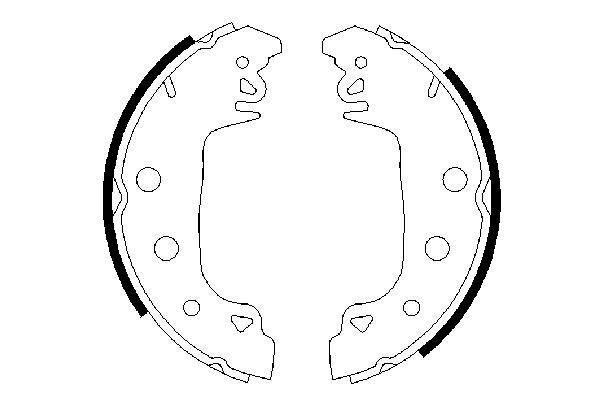 BOSCH 0986487546 ARKA PABUÇ BALATA R12-M131 YAPIŞTIRMA