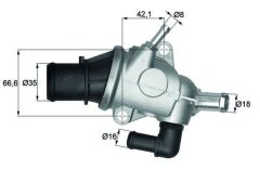MAHLE TI125.88 TERMOSTAT KOMPLE ALFA ROMEO 156 932 88C
