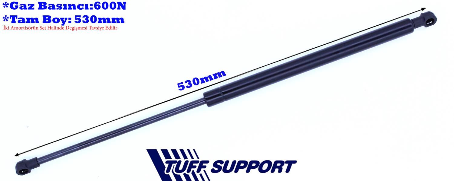 TUFFSUPPORT 612060 BAGAJ AMORTİSÖRÜ RENAULT SCENIC III 09>15