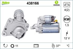 VALEO 438166 MARŞ MOTORU KOMPLE GRANDLAND-PARTNER-BERLINGO-P206-P207-P208-P307-P308-P407-P508-P2008-P3008- P5008-EXPERT-JUMPY-XSARA-C1-C2-C3-C4-C5-DS3-DS4-DS5 1.4-1.6 HDI