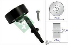 INA 531078310 KAYIS GERGI RULMANI BMW M47N M57N E46 E90 E91 E92 E60 E61 E63 E64 E65 E66 E83 E53
