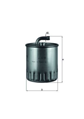 MAHLE KL179 YAKIT FILTRESI MERCEDES OM611 W203 CL203 S203 C209 W463