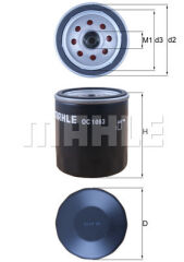 MAHLE OC1063 YAG FILTRESI LAND ROVER 204PT DISCOVERY L550 L359 RANGE ROVER EVOQUE L538 . JAGUAR XE X760 XJ X351