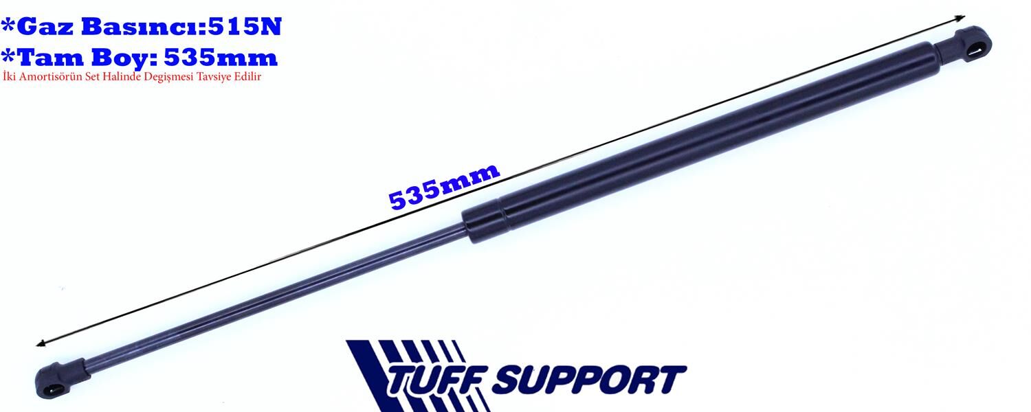 TUFFSUPPORT 612031 BAGAJ AMORTİSÖRÜ RENAULT MODUS 04>