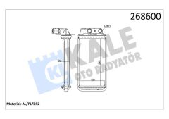 KALE 0184841AB KALORİFER RADYATÖRÜ PALIO-ALBEA 248x132x33 1 SIRA ALB SİSTEM