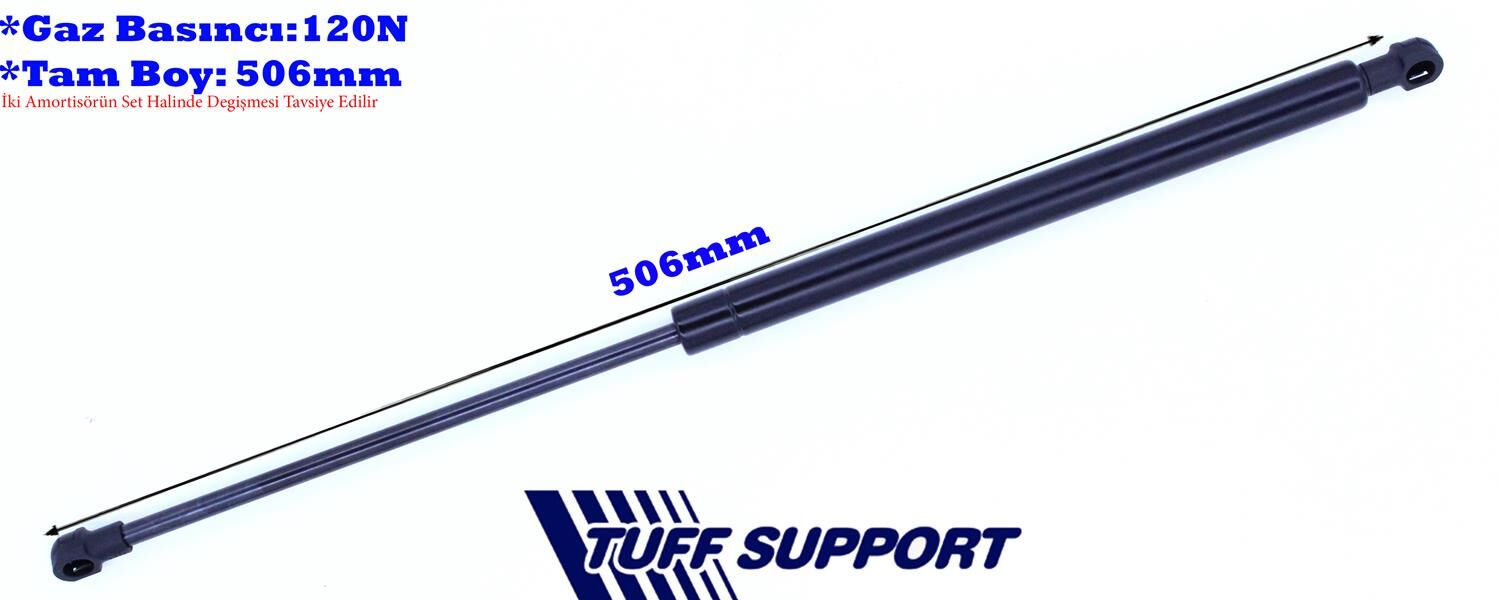 TUFFSUPPORT 612367 MOTOR KAPAK AMORTİSÖRÜ CITROEN C5 01 04 GAZLI